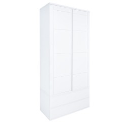 Armoire ado 2 portes avec tiroirs Linéaire