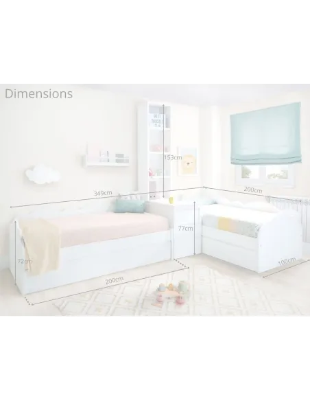 Dimensions du pack pour aménagement