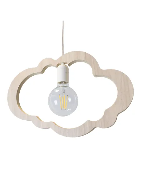 Suspension bois Nuage – Basique