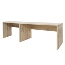 Table double montessori avec rangements – basique chêne