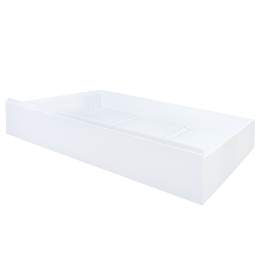lit cabane avec tiroir blanc