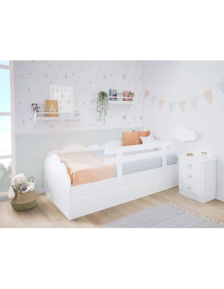 Chambre enfant avec lit gigogne Nuage