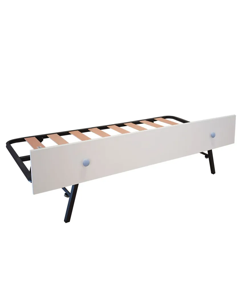 Sommier gigogne 90x190 avec façade