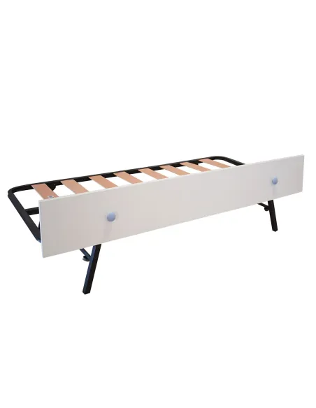 Sommier gigogne 90x190 avec façade