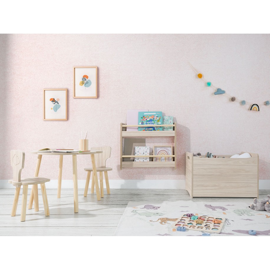 Table et chaises enfant nuage en bois – Basique