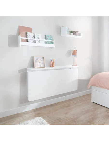 Chambre ado Linéaire pied bas avec bureau rabattable