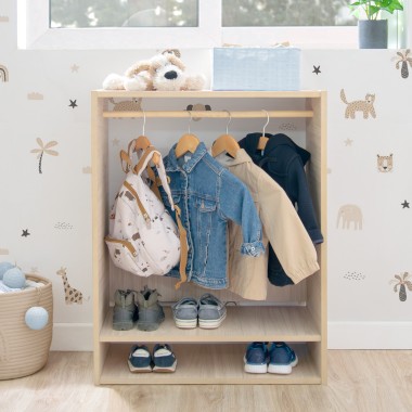 Armoire penderie enfant Montessori Basique