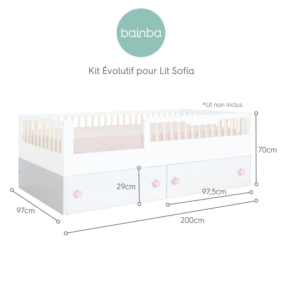 Kit évolutif pour lit montessori Sofia