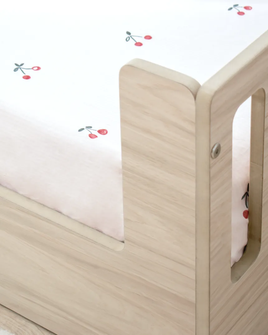 Lit Montessori Creta avec barrière de sécurité | Autonomie et confort