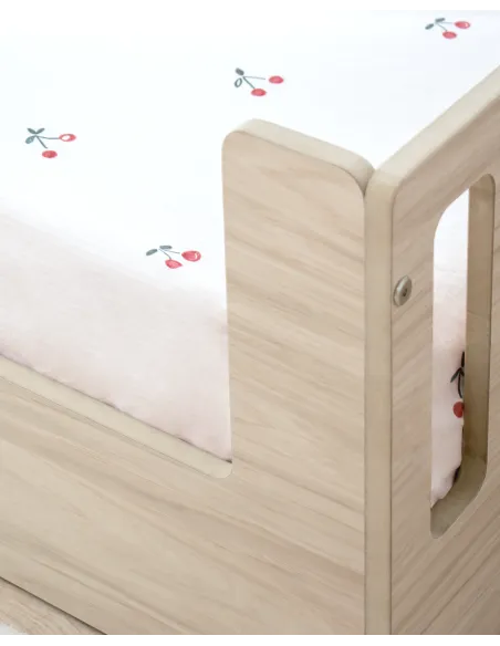 Lit Montessori Creta avec barrière de sécurité | Autonomie et confort