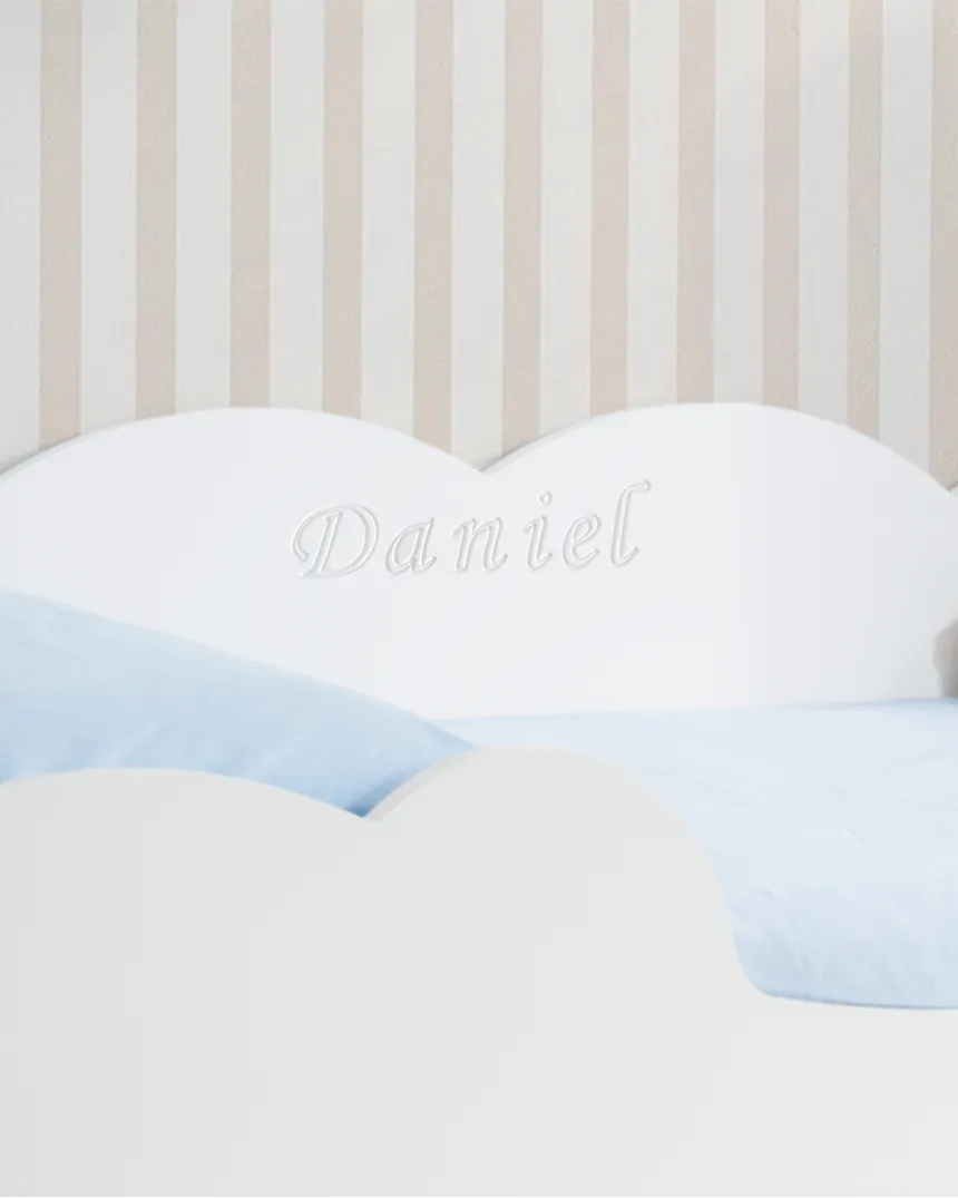 Lit Montessori Nuage Blanc 70x140 / 90x190 ►Livraison rapide