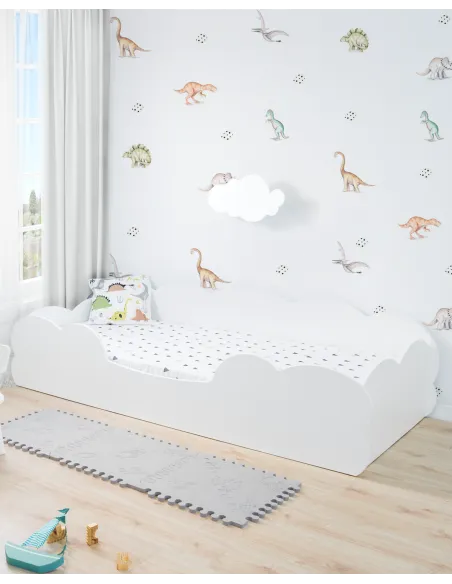 Lit Montessori Nuage Blanc 70x140 / 90x190 ►Livraison rapide