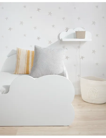 Lit Montessori Nuage Blanc 70x140 / 90x190 ►Livraison rapide