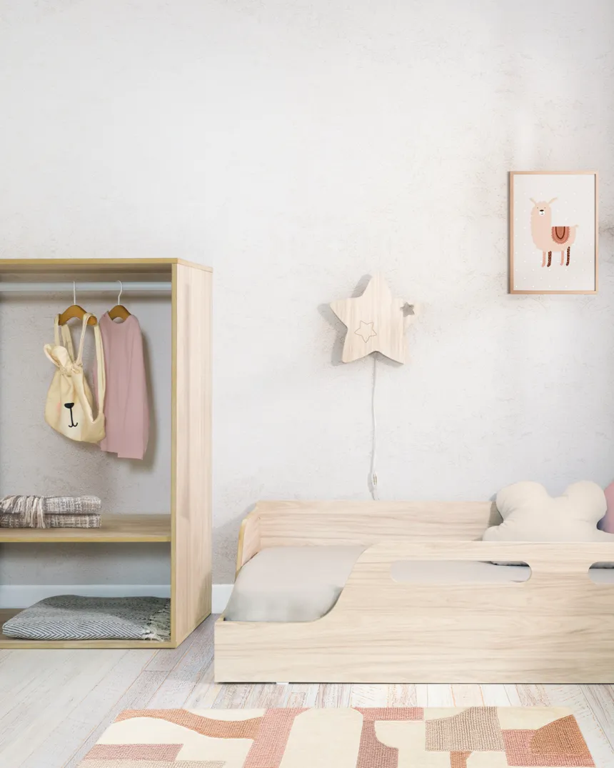 Lit bas montessori Eco Basique - sécurité maximale - Livraison rapide