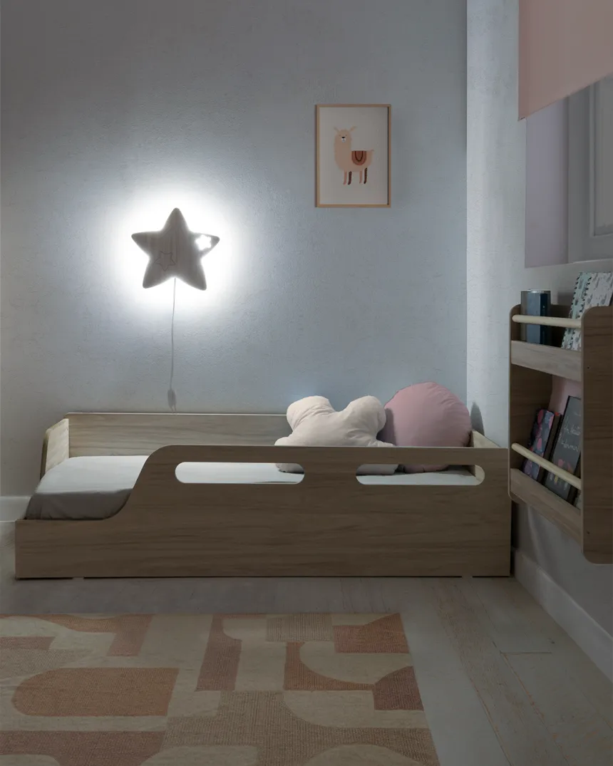 Lit bas montessori Eco Basique - sécurité maximale - Livraison rapide