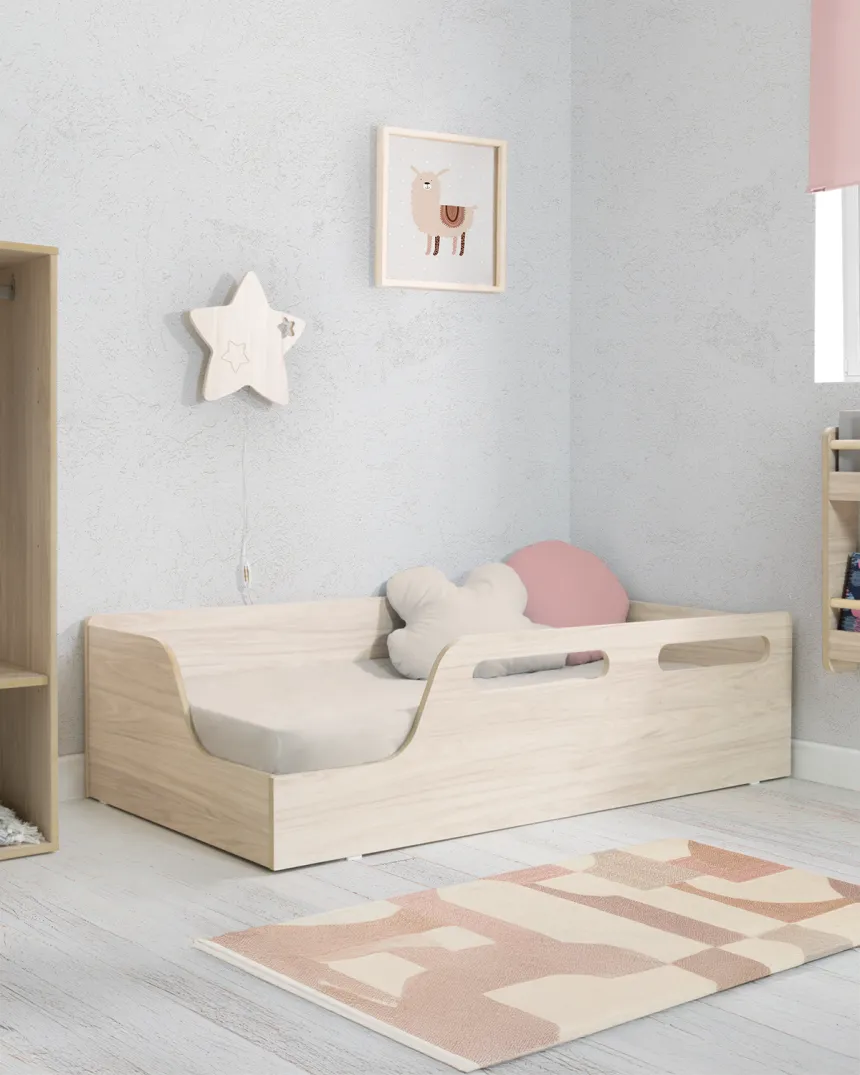Lit bas montessori Eco Basique - sécurité maximale - Livraison rapide