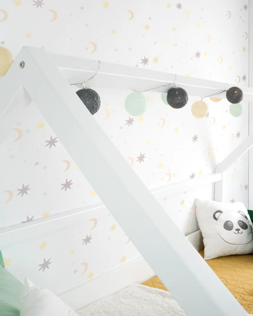 Lit Cabane gigogne blanc - 90x190 - Livraison rapide