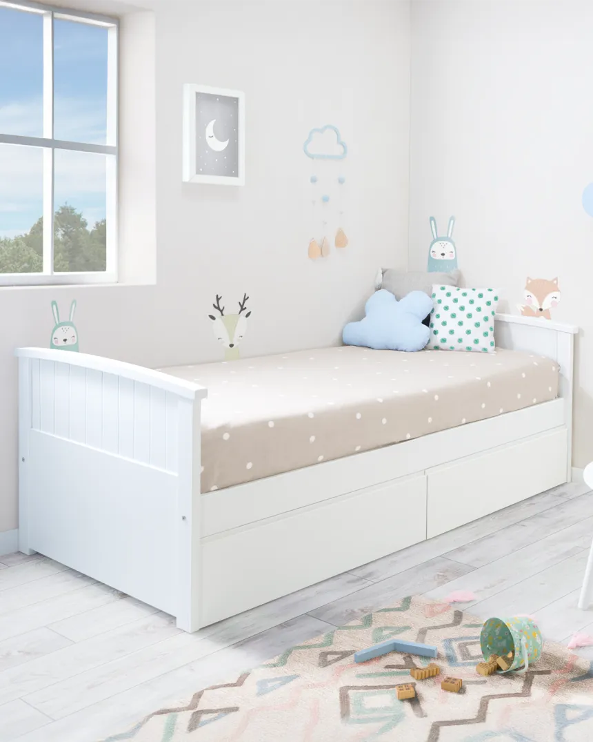 Lit enfant avec rangement Courbe - Livraison rapide 2