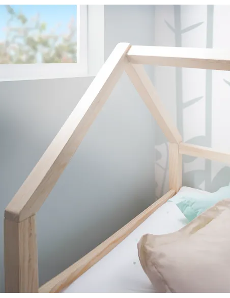 Lit Cabane enfant avec rangement en bois - Livraison rapide