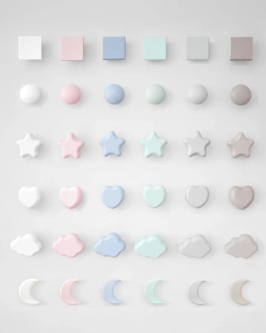 Poignée de meuble originale - Bouton de meuble - Chambre bébé enfant