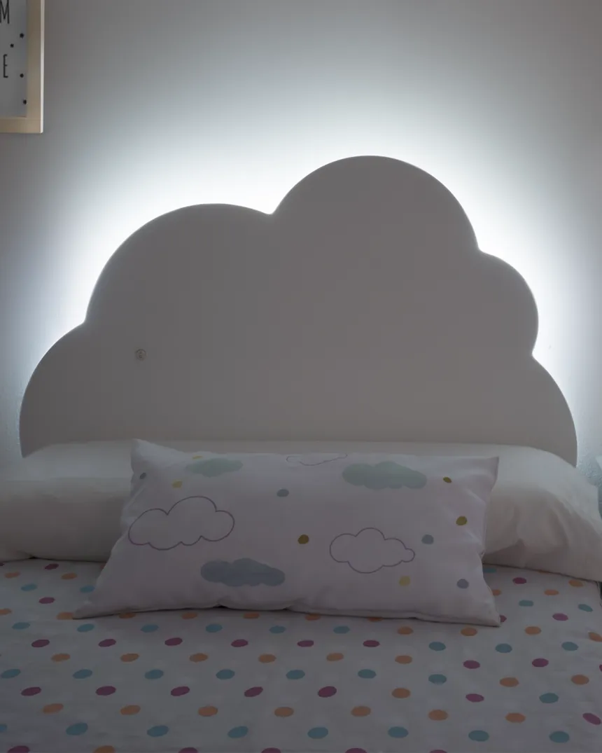 Tête de lit Nuage avec lumière