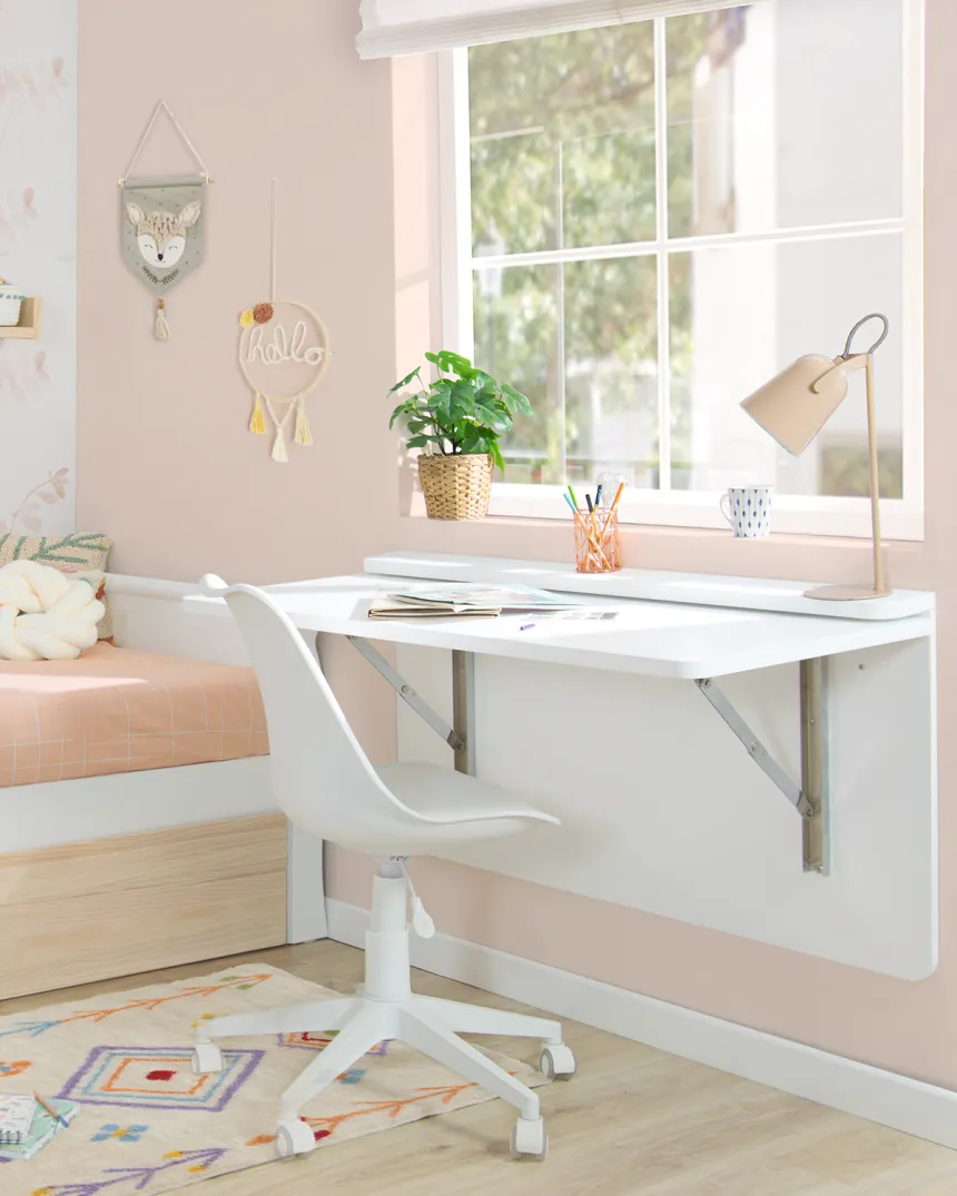 Bureau mural rabattable