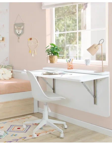 Bureau mural rabattable