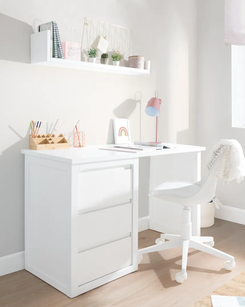Bureau ado avec tiroirs de rangement Linéaire - Livraison rapide