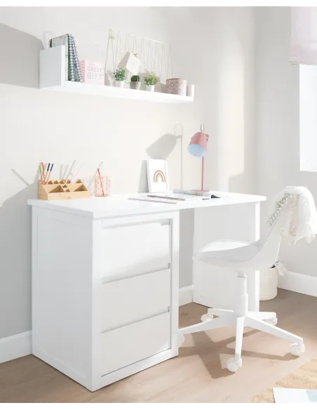 Bureau ado avec tiroirs Linéaire