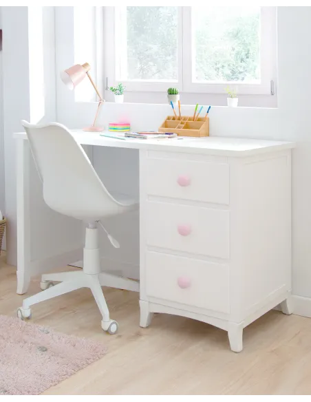 Bureau enfant avec caisson de rangement
