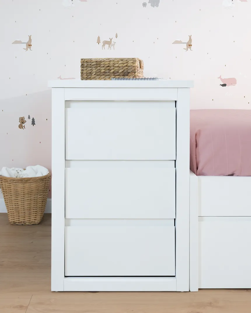 Meuble de rangement d´angle - Commode blanche - Livraison rapide 2