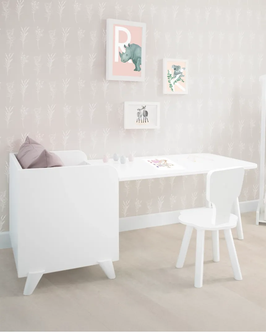 Bureau avec coffre à jouets Montessori - Livraison rapide 2