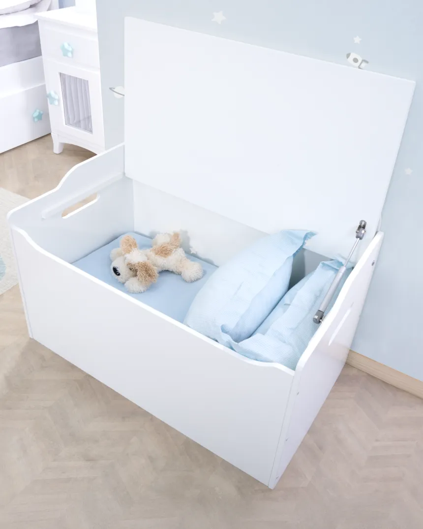 Coffre à jouets Nuage blanc - Livraison rapide 2