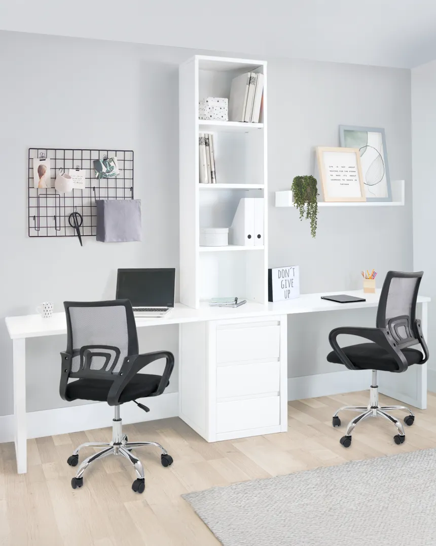 Chaise de bureau ado - Noire - Livraison rapide