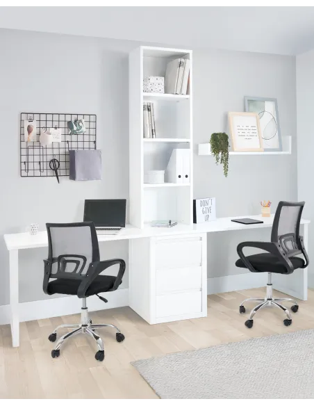Chaise de bureau ado - Noire - Livraison rapide