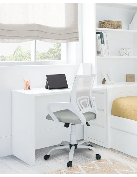 Chaise bureau ado grise - Livraison rapide