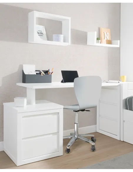 Bureau ado avec rangement et module Linéaire - Livraison rapide