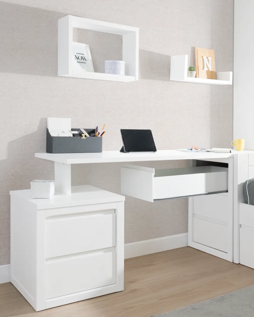 Bureau ado avec rangement et module Linéaire - Livraison rapide
