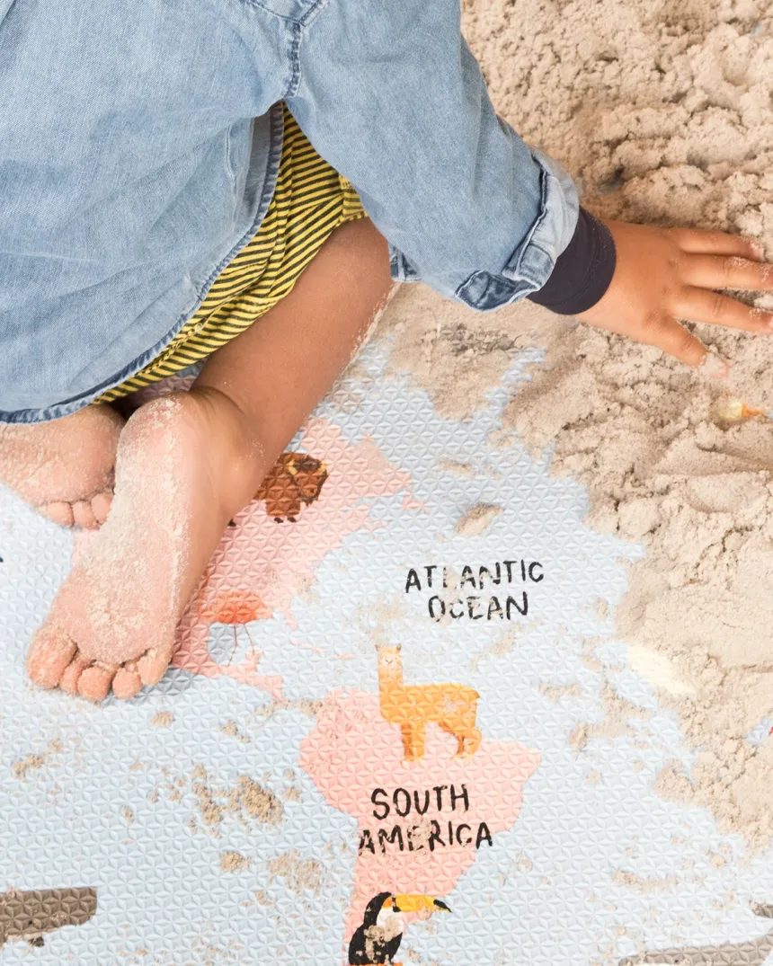 Tapis de sol - tapis de jeu enfant Monde | Livraison rapide 2