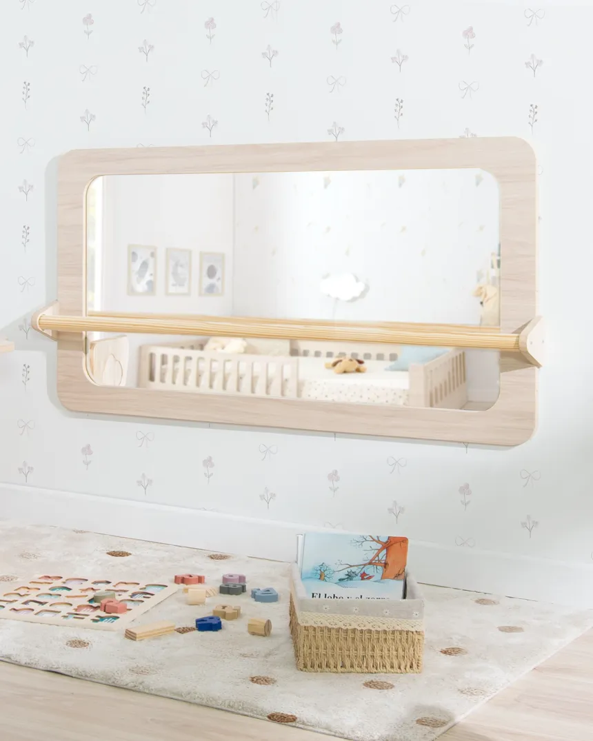 Miroir montessori avec barre d´appui - Basique  - Livraison rapide 2