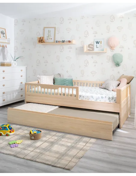 Kit évolutif en bois de Pin naturel pour lit montessori Sofia