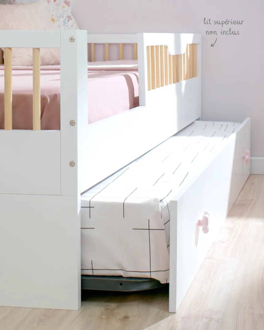 Kit évolutif blanc pour lit montessori Sofia - Livraison rapide