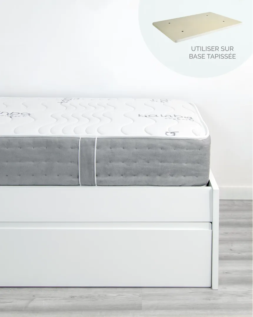 Matelas ressorts ensachés bainba confort premium 24cm|Livraison rapide 2