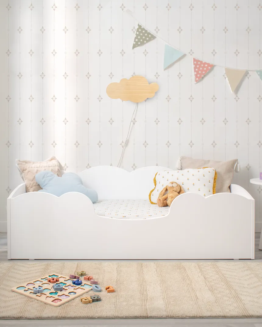 Applique murale nuage LED bois | Livraison rapide 2