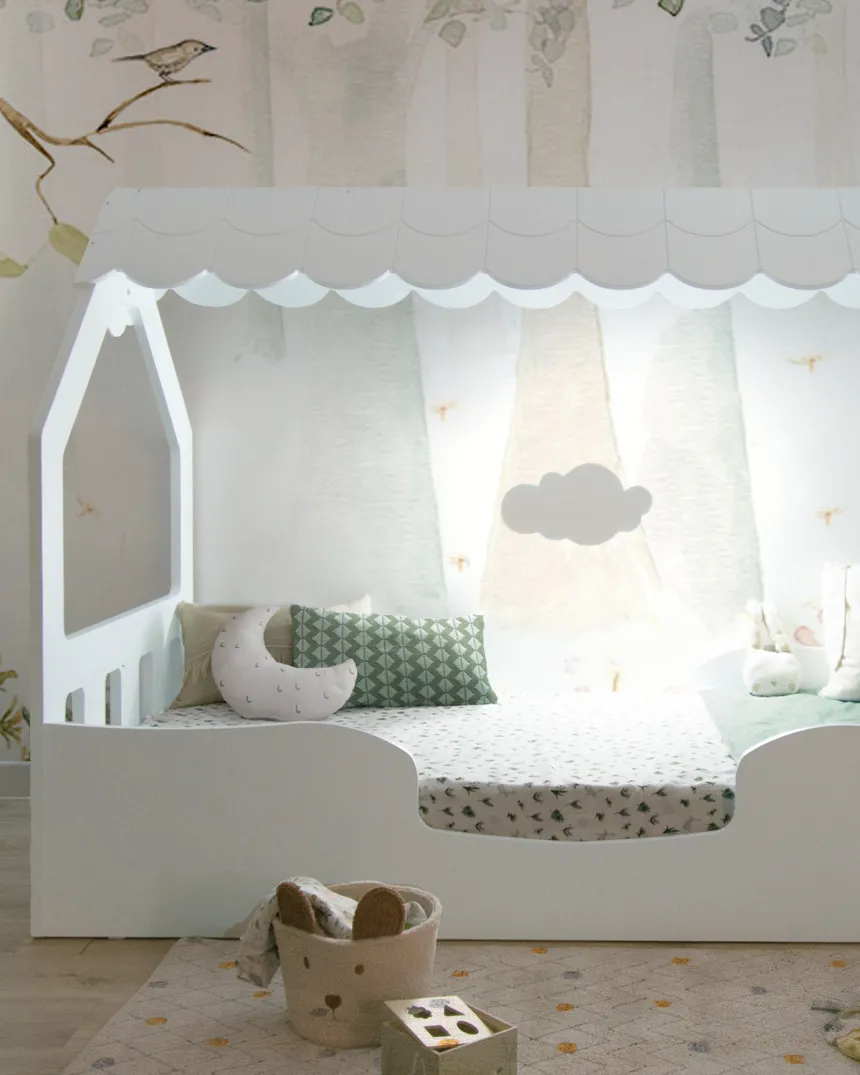 Applique murale nuage LED blanc