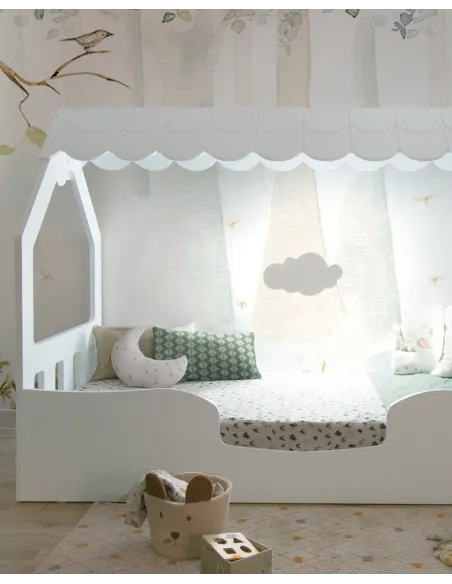 Applique murale nuage LED blanc