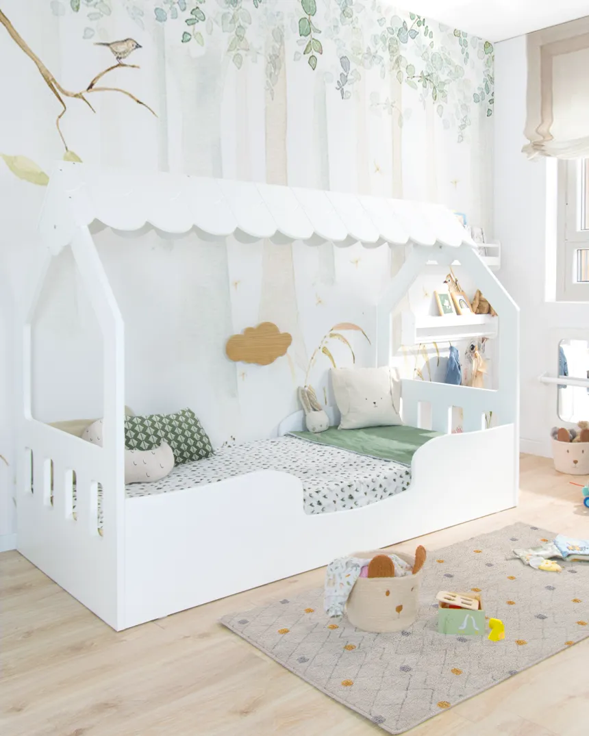 Lit Cabane Montessori - 70x140 ou 90x190 ►Livraison rapide