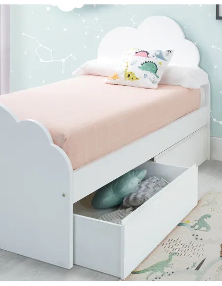 Lit enfant avec rangement Nuage