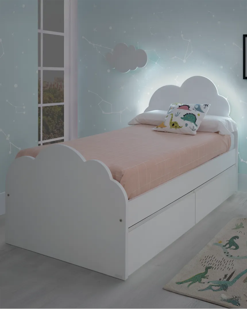 Lit enfant avec rangement Nuage