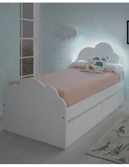Lit enfant avec rangement Nuage